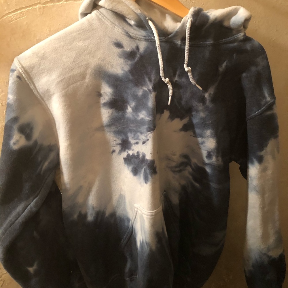 Blue Tie Dye Hoodie from Zumiez